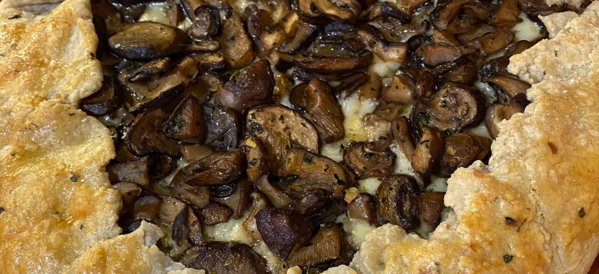 Rustic Mushroom and Gruyere Galette