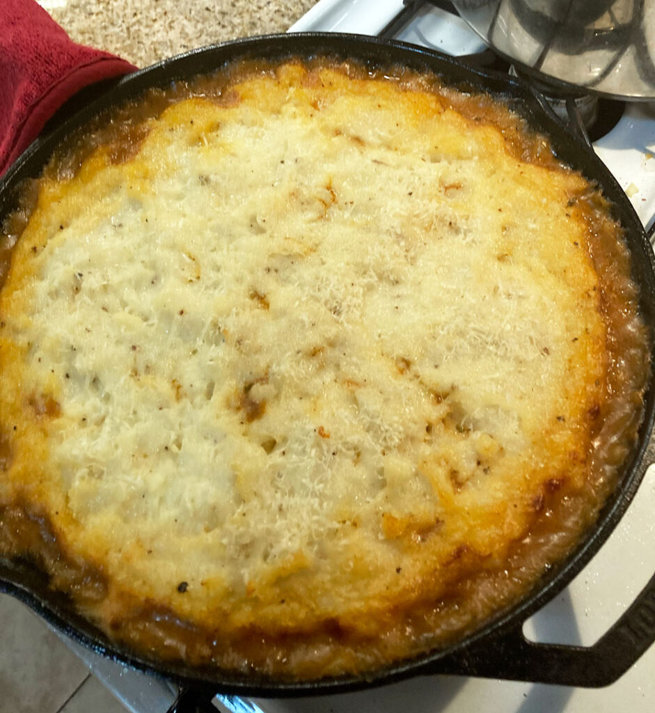 Irish lamb pie